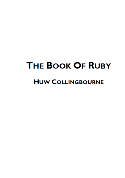 THE BOOK OF RUBY 